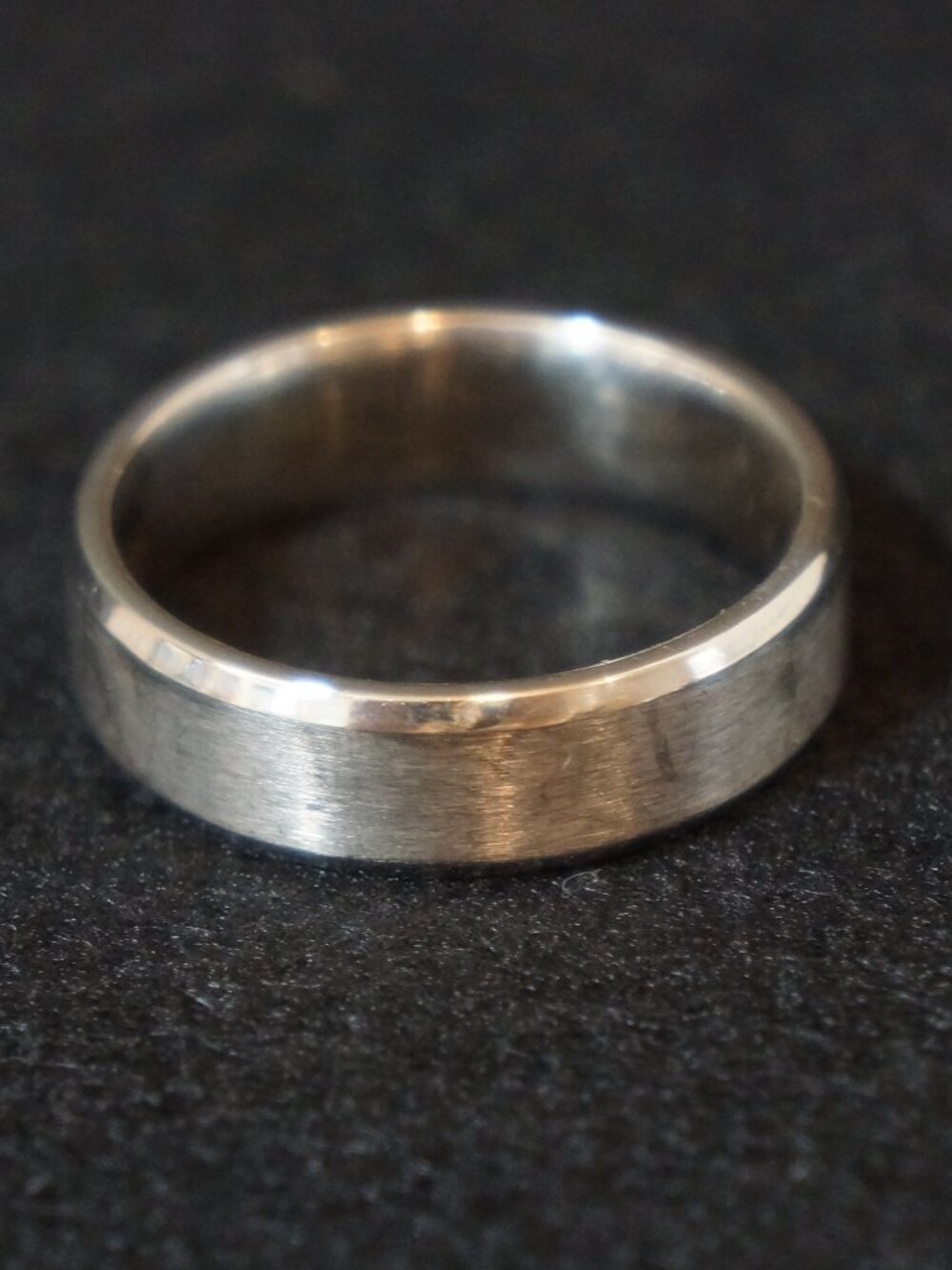 Frederick Goldman 14K White Gold Men’s Wedding Band Ring Size 10